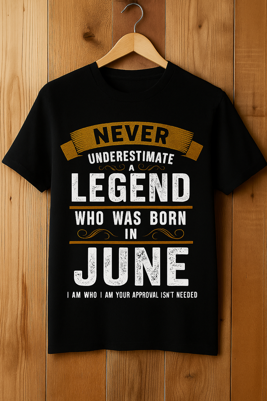 Never Underestimate a Legend T-Shirt